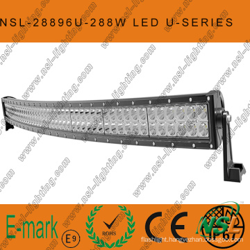 288W CREE Curved-U Series LED Light Bar, 50inch 96PCS*3W LED off Road Light Bar off Road Driving